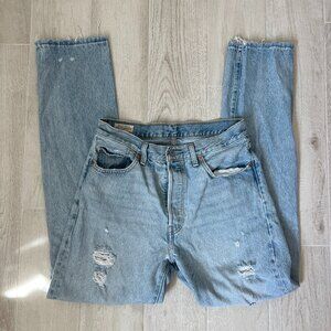 Levi's Light Blue Straight Leg Jeans